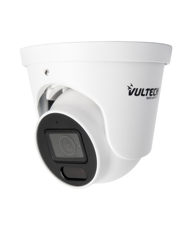 Vultech Security VS-IPC1550D1FE-ECO V2 Telecamera di Sorveglianza IP Dome 5MP con Ottica Fissa 2,8mm, Microfono Integrato, IP67, 2 LED IR fino a 25m