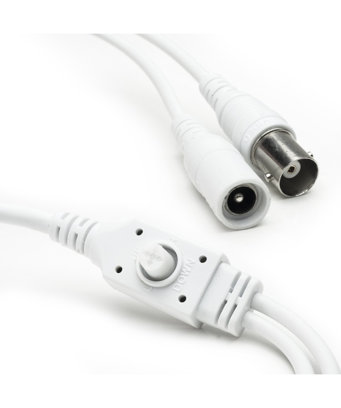 Vultech Security Telecamera di Sorveglianza Bullet 5MP 4in1 Ottica Varifocale Motorizzata 2,7 - 13,5 mm - WDR 120dB - Interno/Esterno