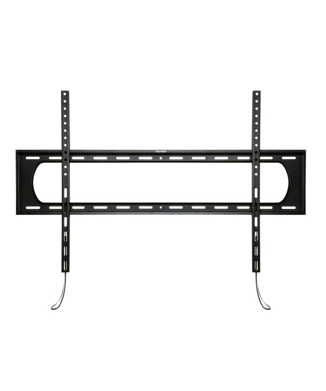 Vultech BTV-T55120LITE Supporto TV a Parete Fisso per TV LED, LCD e Plasma da 55'' a 120'' - Capacità 120 kg, VESA Max 900x600 mm, Acciaio Nero con Livella a Bolla