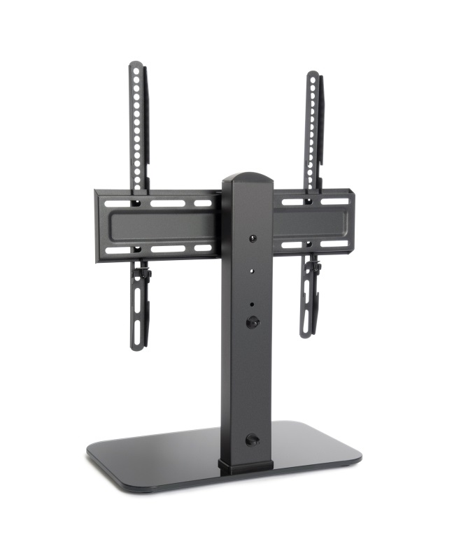 Vultech BTV-TB3255LITE Supporto da Tavolo per TV LED, LCD e Plasma da 32'' a 55'' - Altezza Regolabile, Capacità 40 kg, VESA 400x400 mm, Nero