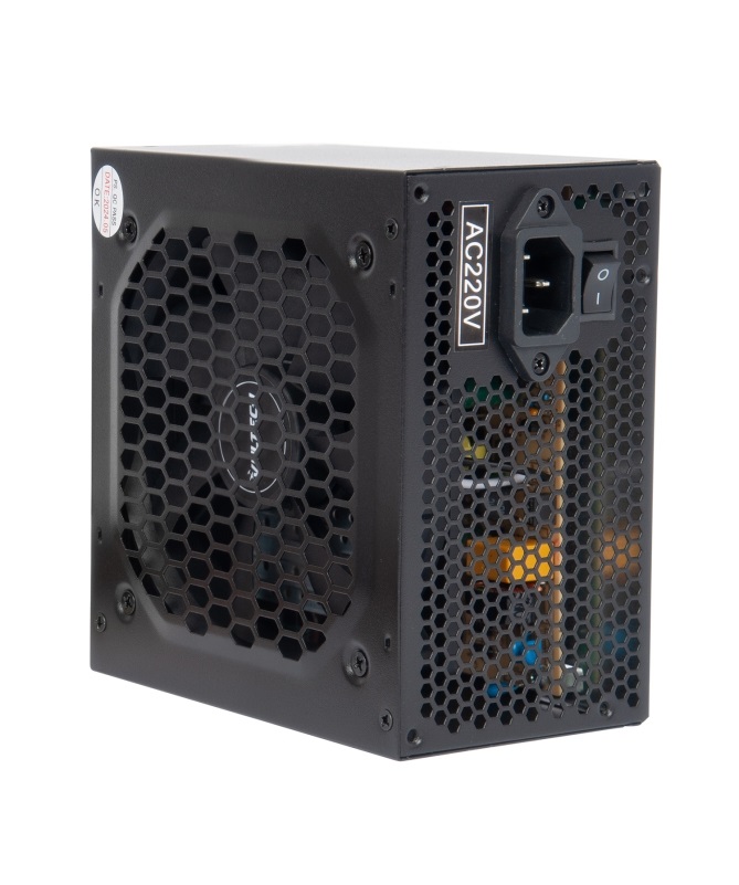 VulTech VPS-A500ER Alimentatore ATX 500W con Ventola da 12cm Termoregolata per PC Domestico e da Ufficio