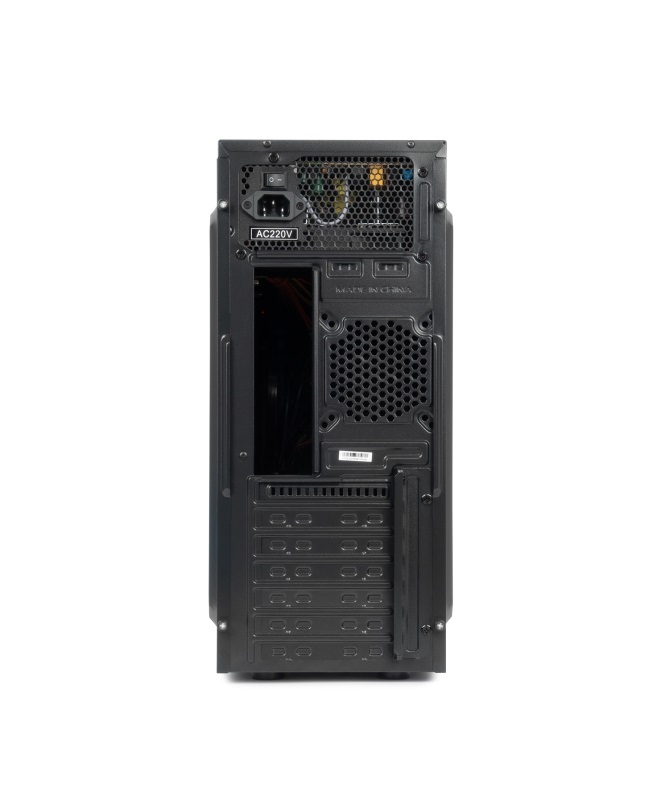 VulTech VCO-A1699P Rev. 2.2 Case ATX Nero con Alimentatore 500W, 1x USB 3.0 e 2x USB 2.0