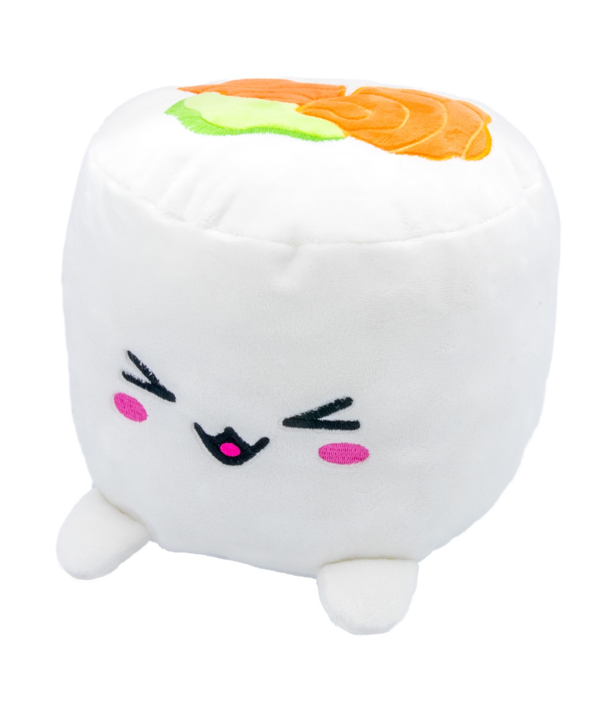 Joy Toy 42472 Peluche Sushi Uramaki con Salmone - Colore Bianco, 20 cm