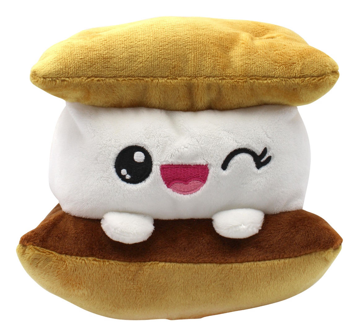 Joy Toy Yummis Biscotto Peluche Morbido 16x16x16 cm con Faccia Kawaii