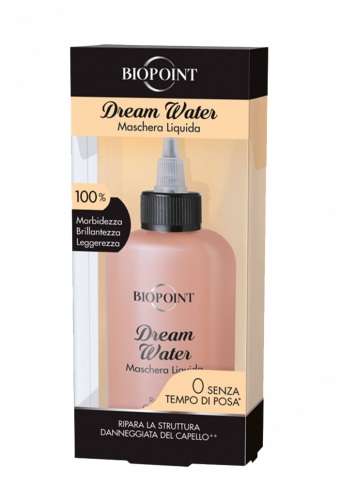 Biopoint Dream Water Maschera Liquida 150 ml - Riparazione Istantanea per Capelli Danneggiati con Retinolo e Azione Idratante