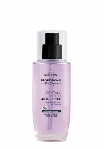 Biopoint Cristalli Liquidi Anti-Crespo Ultra Disciplinante 75ml - Olio per Capelli Crespi, Ricci e Lisci con Lumi Complex e Pro Keratin Technology