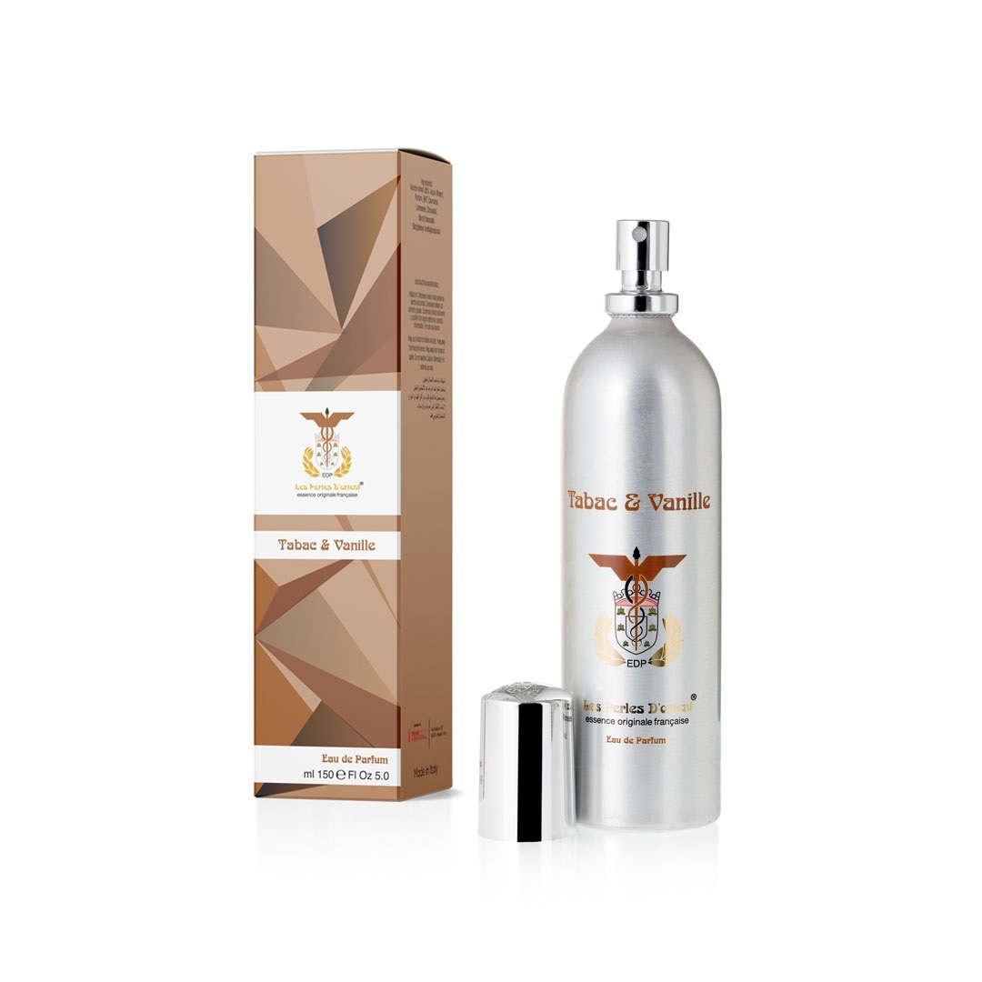 Les Perles D'Orient Tabac & Vanille Eau de Parfum 150 ml - Fragranza Classica con Note di Tabacco e Vaniglia
