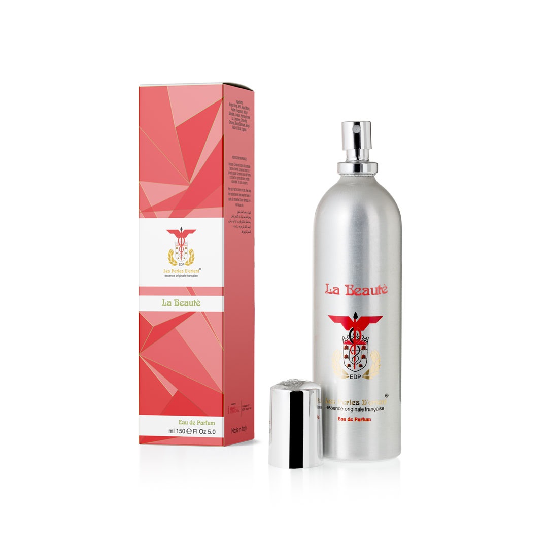 Les Perles D'Orient Eau de Parfum La Beautè 150 ml - Fragranza Femminile con Note di Pera, Vetiver e Vaniglia