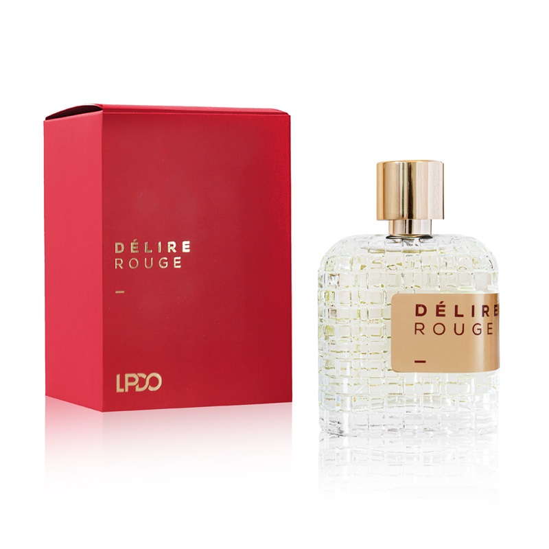 LPDO Délire Rouge Eau de Parfum Intense 100ml - Fragranza Femminile Lussuosa e Raffinata