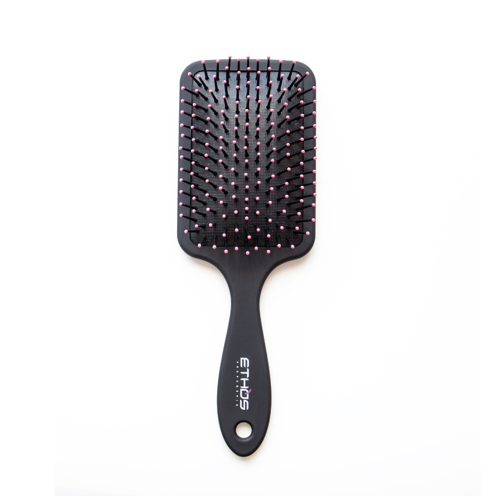 Ethos Profumerie Spazzola Pneumatica Quadrata Professionale - Azione Delicata e Stimolazione della Microcircolazione