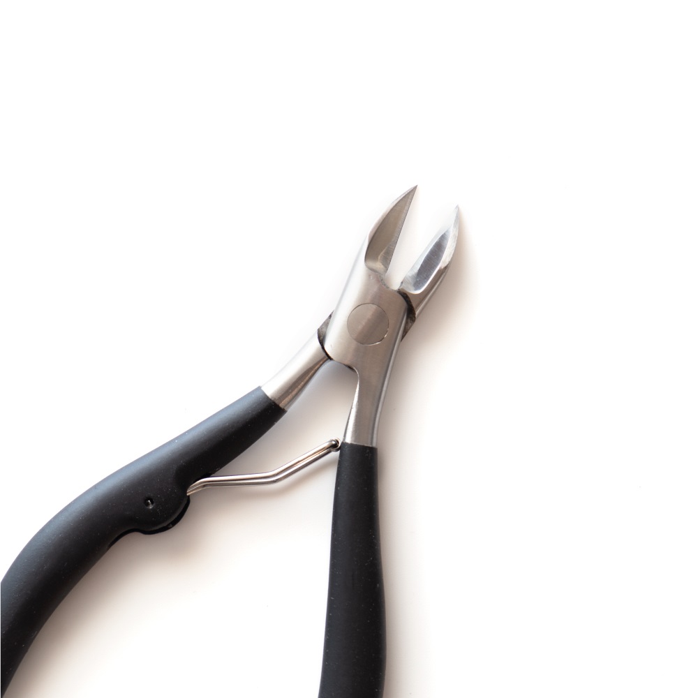 Ethos Tronchese Nero Professionale per Cuticole in Acciaio Inox - 10 cm