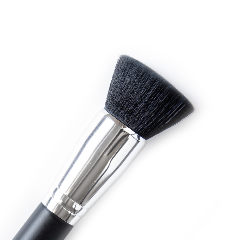 Ethos Profumerie - Pennello Fondotinta Professionale per Mousse e Fondotinta Fluido o Compatto con Design per Rilascio Misurato e Effetto Make-up ad Alta Definizione