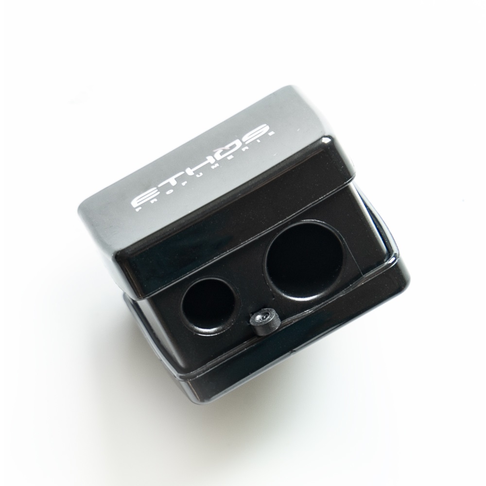 Ethos Profumerie Sharp - Temperamatite Doppio per Matite Standard e Matitoni con Lame per Punte Coniche