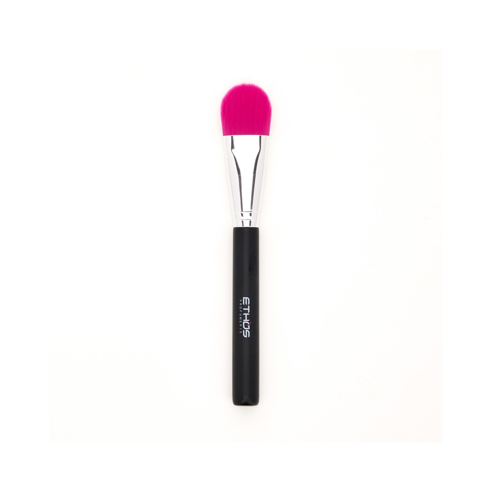 Ethos Kitty - Pennello Make-up Lingua di Gatto Professionale per Fondotinta con Setole Compatte