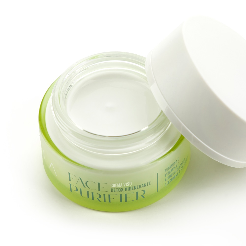 Aria Face Purifier Crema Viso Purificante 50ml - Ideale per pelli impure, riduce sebo e illumina l'incarnato