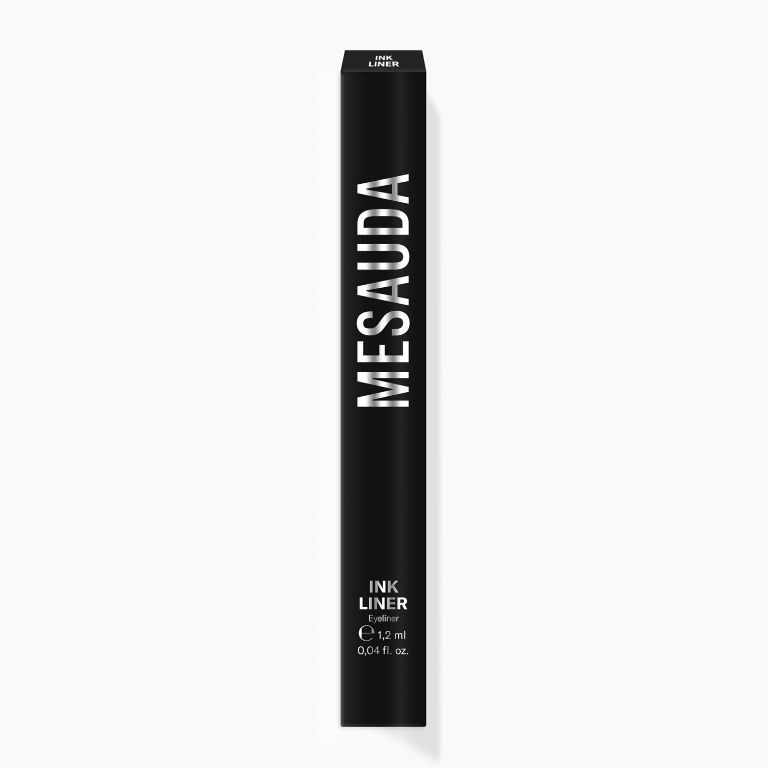 MESAUDA Ink Liner Midnight Black - Eyeliner Grafico 1,2 ml con Tratto Ultra Preciso e Finish Opaco