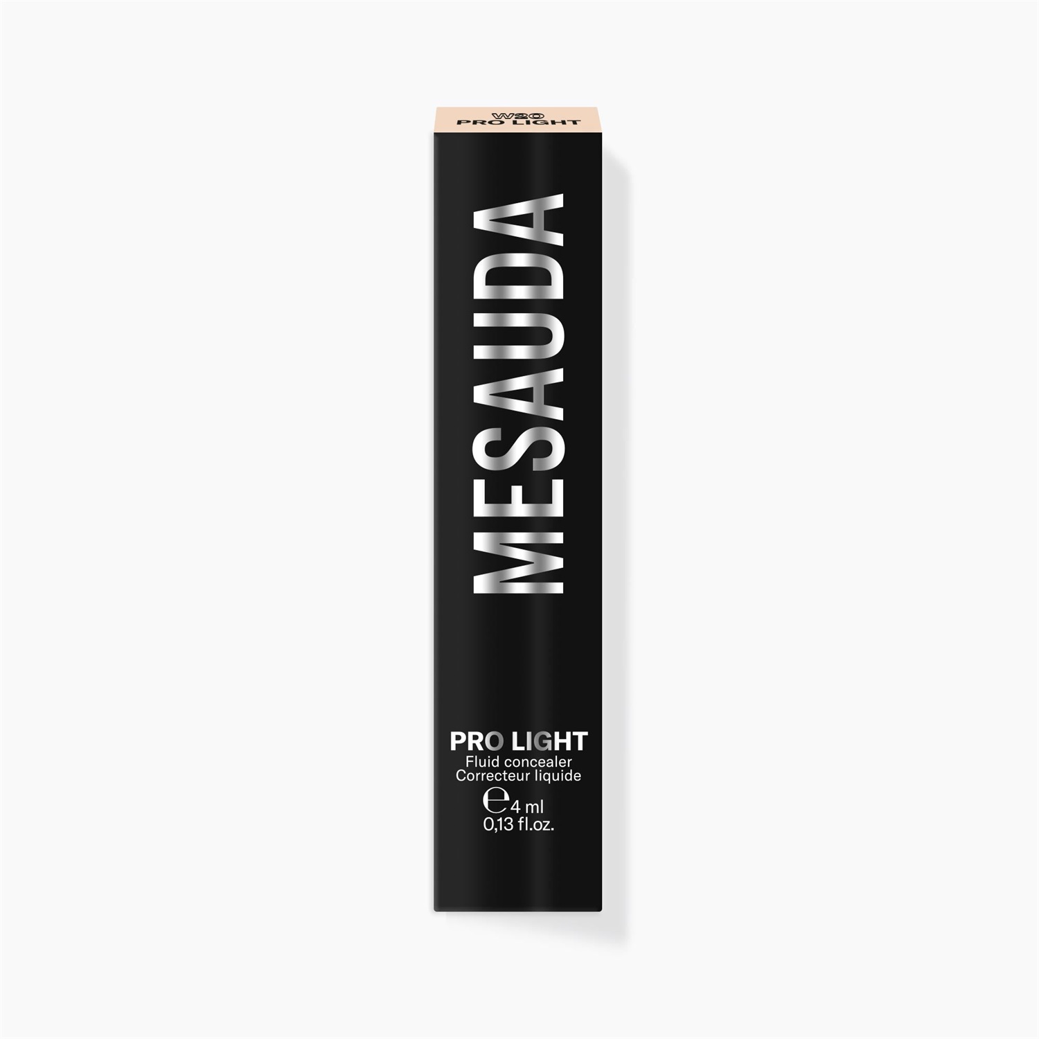 MESAUDA Pro Light Concealer W20 - Correttore Fluido Idratante 4 ml