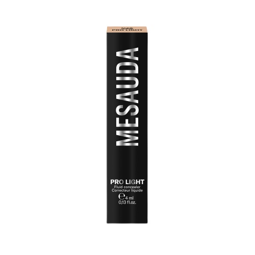 Mesauda Pro Light Concealer Correttore Fluido 4 ml N50 - Alto Potere Idratante, Texture Minerale, Coprente e Protettivo