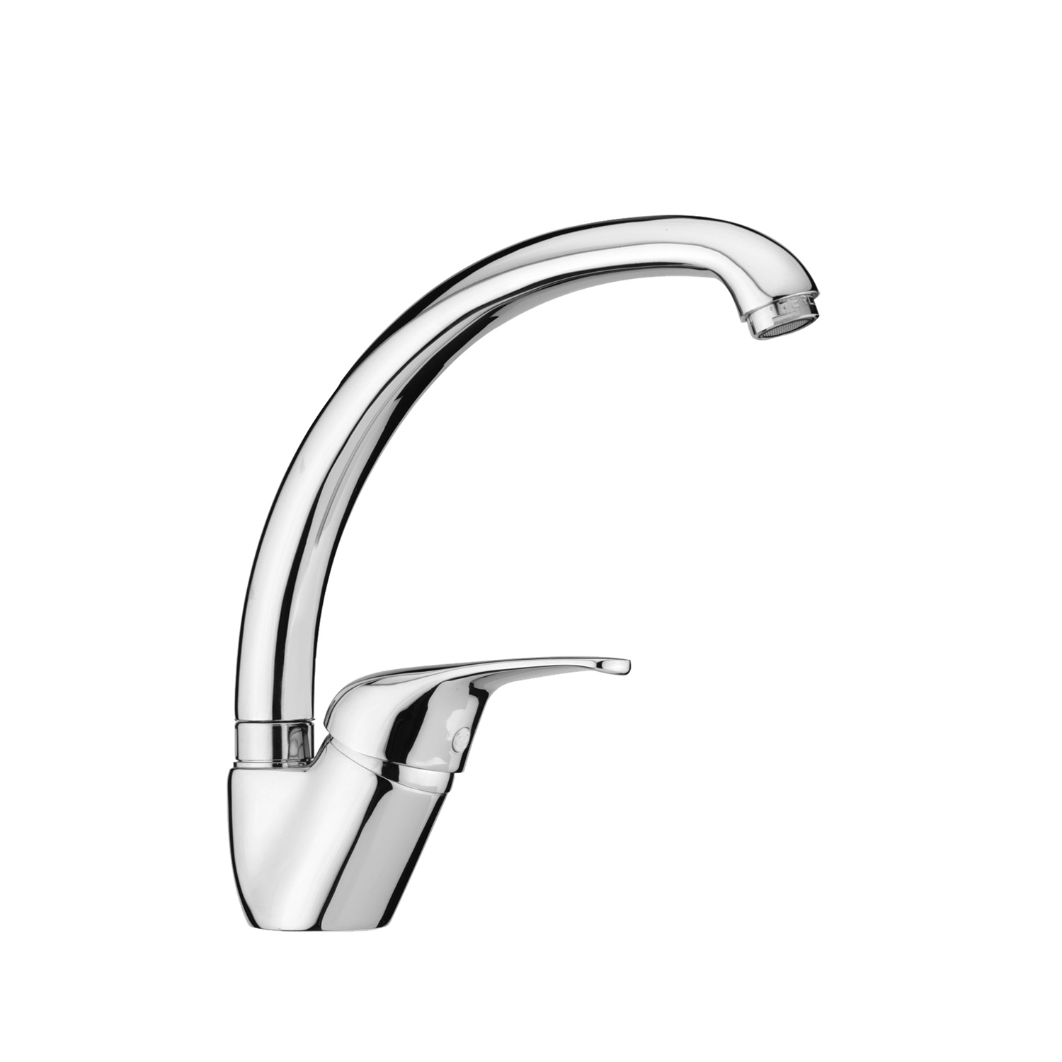 SCHOCK Miscelatore Omega Alto Monocomando Cromato con Canna Conica e Rotazione 360° - SXOMEGA80