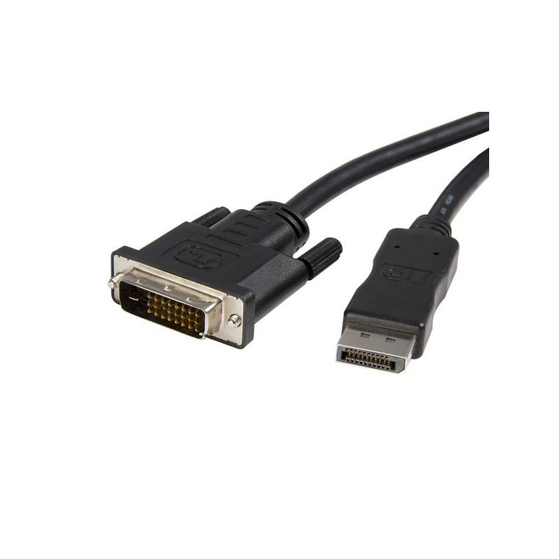 Techly Cavo Monitor DisplayPort 1.2 a DVI 4K 5m - Risoluzione 4000 x 2000px, Maschio/Maschio, PVC