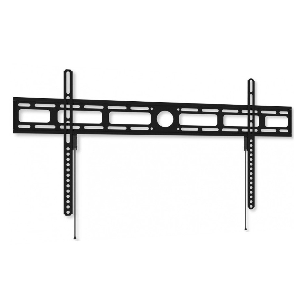 Techly Supporto a Muro per TV LED LCD 42-80'' Ultra Slim Fisso H400mm - VESA fino a 800x400mm, Nero, Max 60kg
