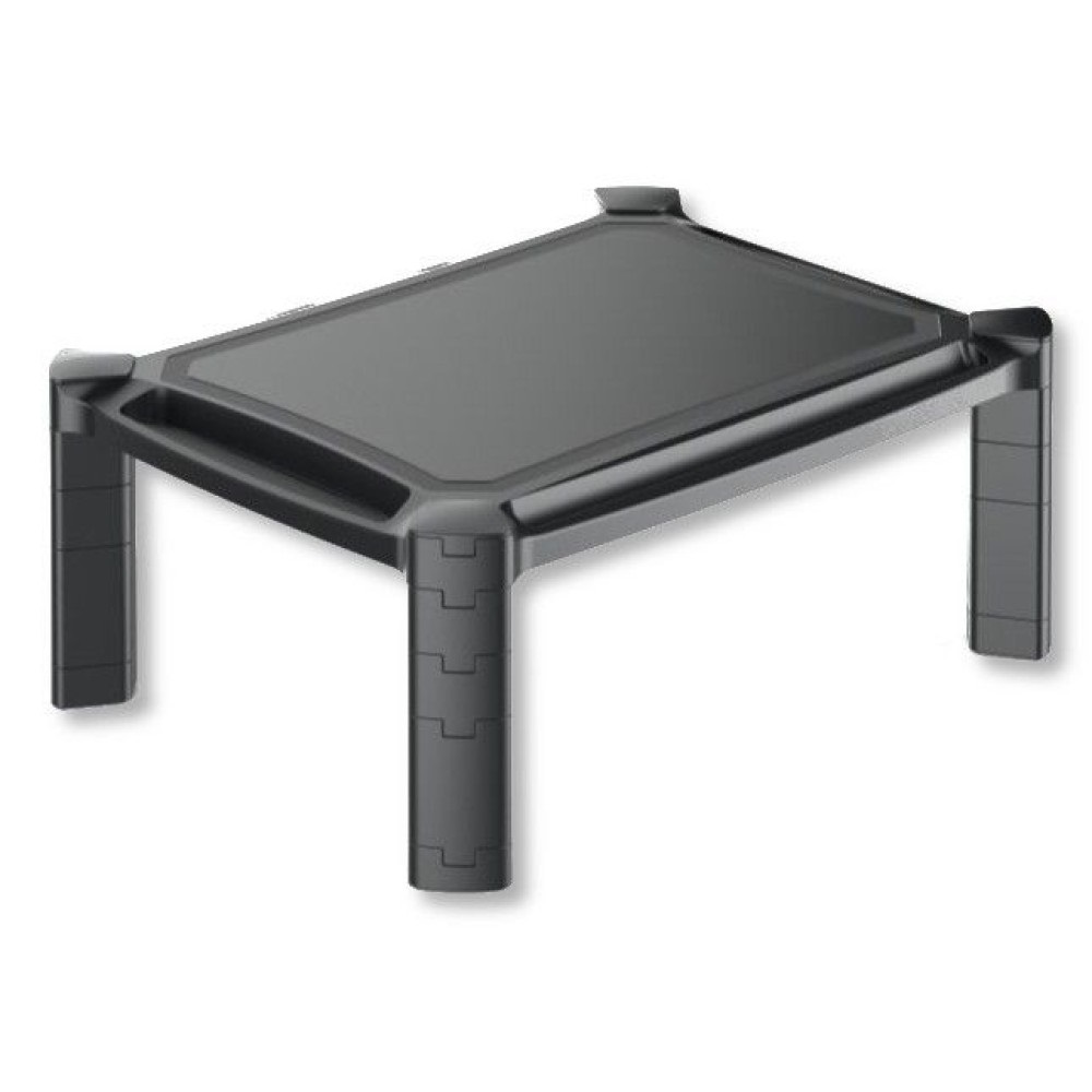 Techly Stand da scrivania regolabile ICA-MS 401, Nero, Altezza Regolabile, 81,3 cm (32