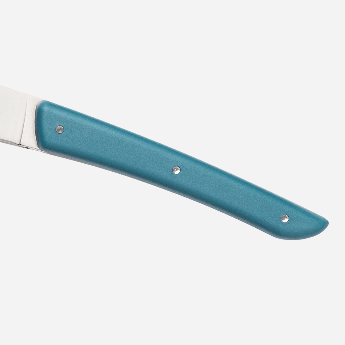 BERKEL Set di 4 Coltelli Bistecca Blu Petrolio - Maneggevoli e Resistenti per Tagliare Carne