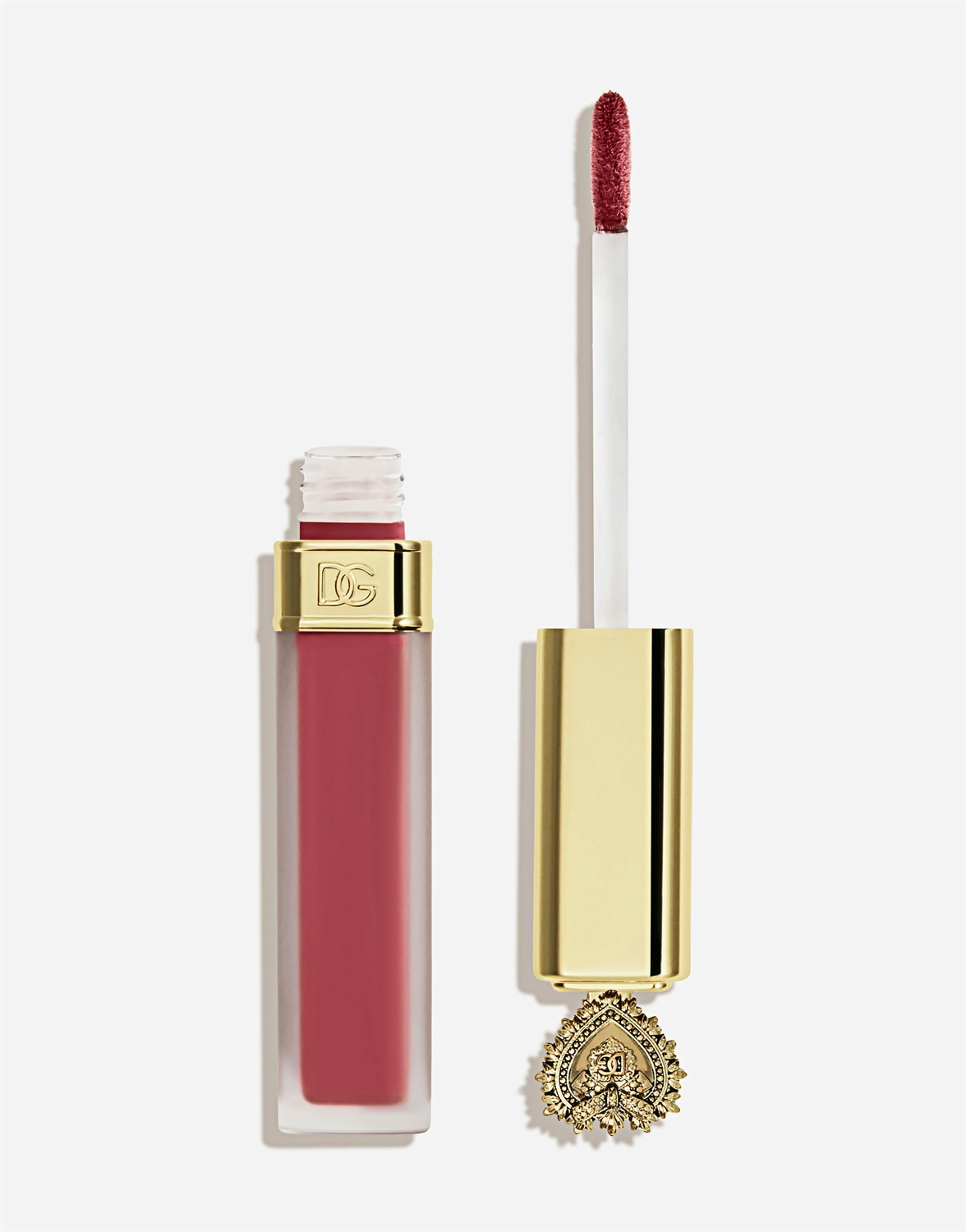 Dolce&Gabbana Everkiss Liquid Lip 200 Gratitude - Rossetto Liquido Soft Matte No Transfer, Alta Coprenza, 5,5 ml