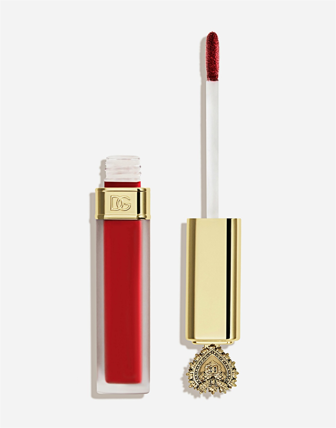 Dolce&Gabbana Everkiss Liquid Lip 405 Devotion - Rossetto Liquido Soft Matte No Transfer, Alta Coprenza, 5 ml