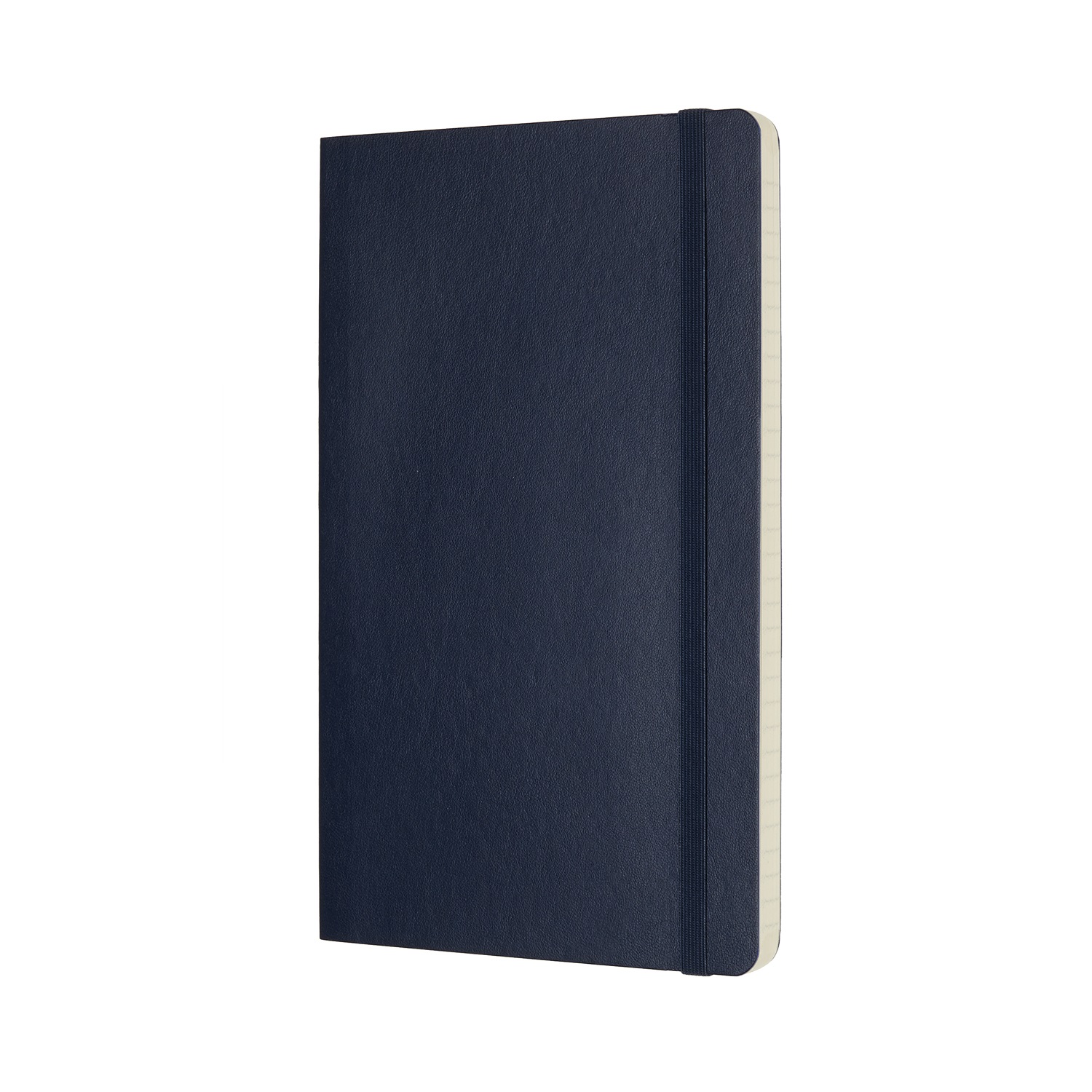 Moleskine Taccuino Large Morbido a Righe Blu Zaffiro, 13 x 21 cm, 192 Pagine, Chiusura ad Elastico