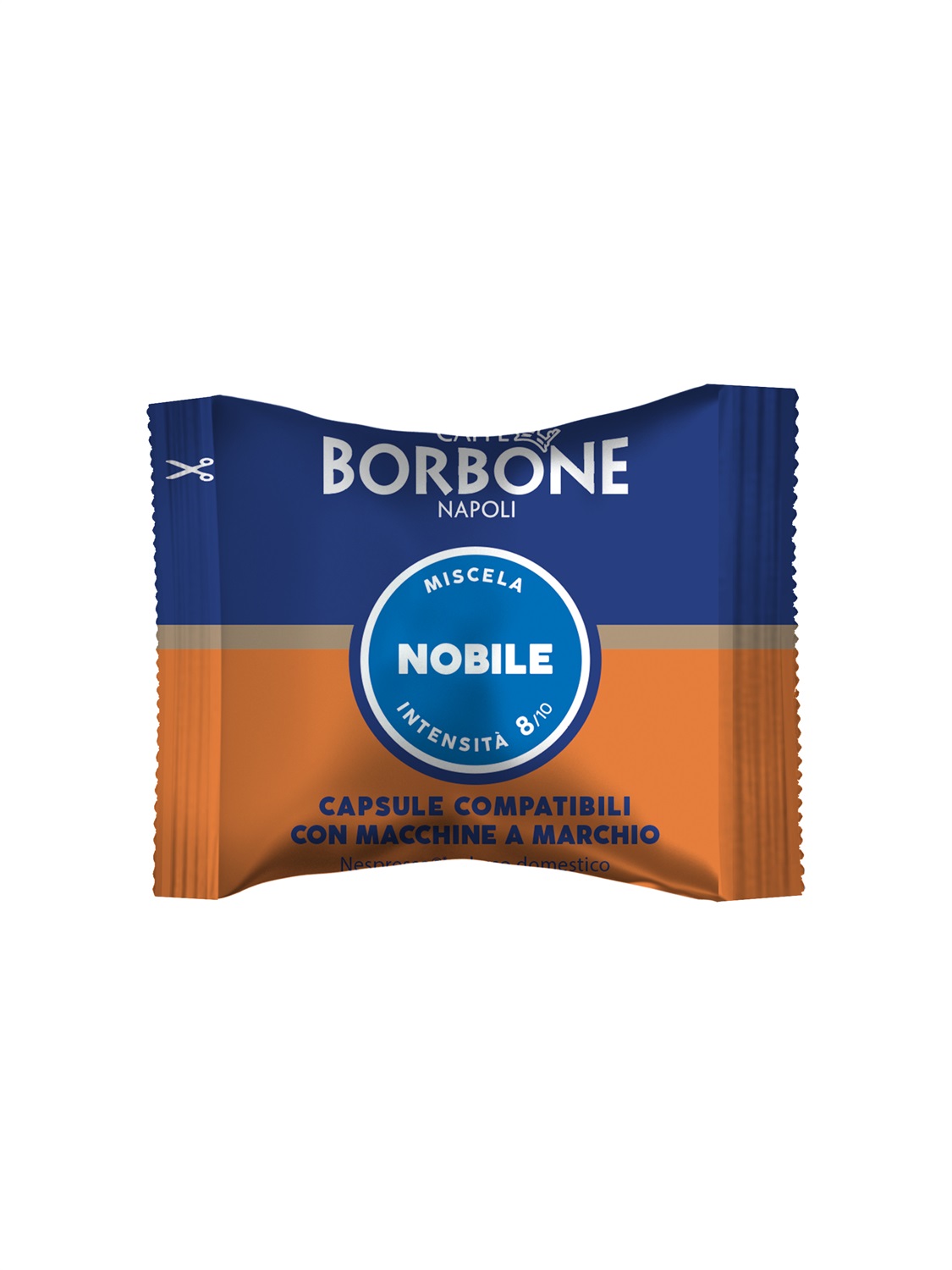 Caffè Borbone REBBLUNOBILE4X50N - Capsule di Caffè Nobile Compatibili Nespresso, 200 pezzi, 5 g