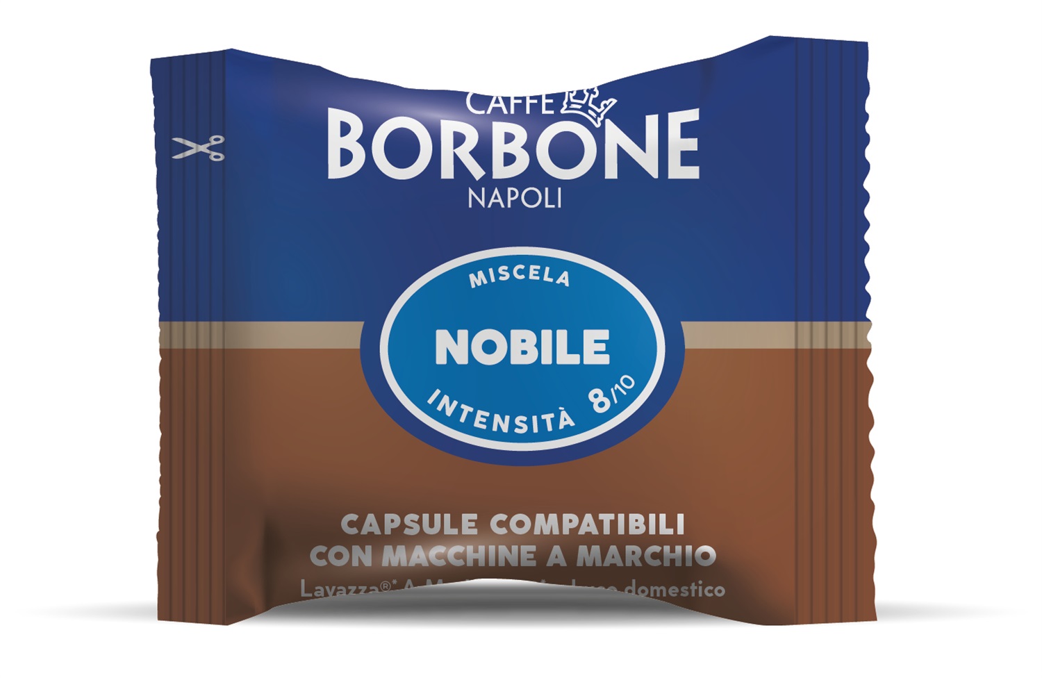 Caffè Borbone AMSBLUNOBILE4X50N - Capsule di Caffè Nobile Compatibili A Modo Mio, 200 pz, 7,2 g