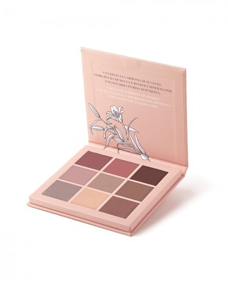 Astra Pure Beauty Eyes Palette 15,5 g - 9 Ombretti Mat e Shimmer con Texture Cremosa e Ingredienti Naturali