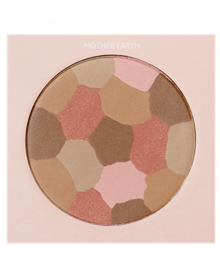 Astra Pure Beauty Mosaic Face Powder 8 g - Mother Earth, Cipria Setosa per Effetto Abbronzatura Naturale