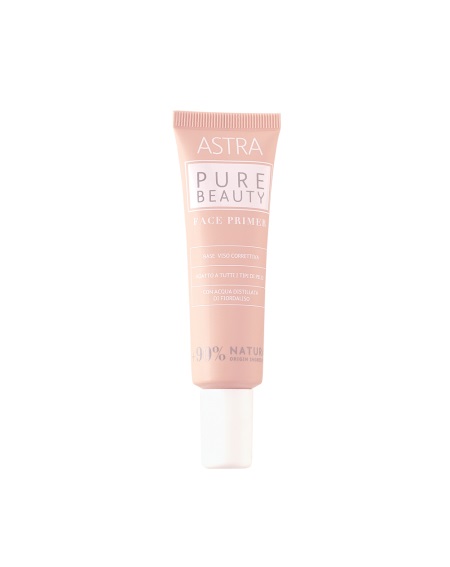 Astra Pure Beauty Face Primer 01 Matcha - Base Trucco 30ml con Acido Ialuronico e Ingredienti Naturali