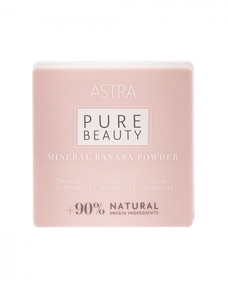 Astra Pure Beauty Mineral Banana Powder - Cipria Minerale Levigante e Illuminante 10 g