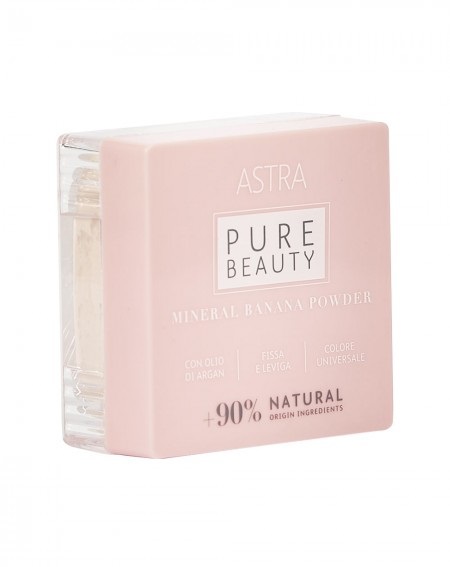 Astra Pure Beauty Mineral Banana Powder - Cipria Minerale Levigante e Illuminante 10 g