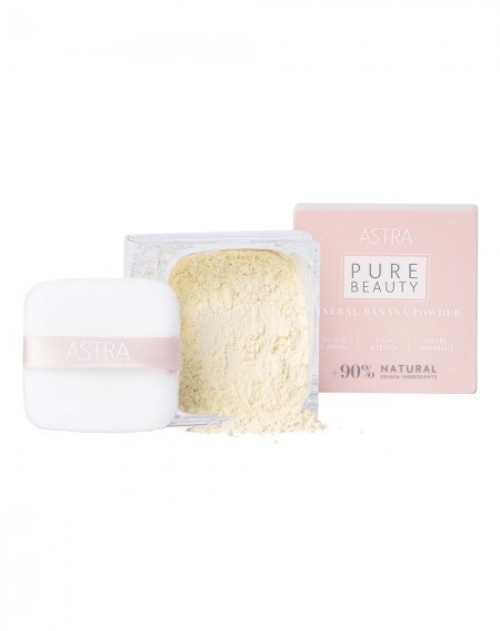 Astra Pure Beauty Mineral Banana Powder - Cipria Minerale Levigante e Illuminante 10 g