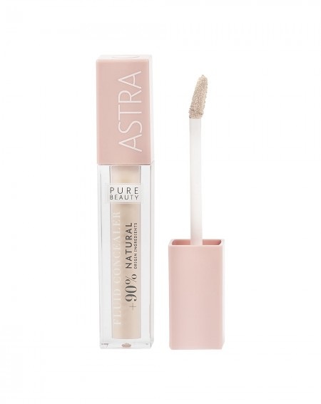 Astra Make-Up Pure Beauty Fluid Concealer 5 ml - Correttore Fluido Vanilla 01 con Azione Antiaging