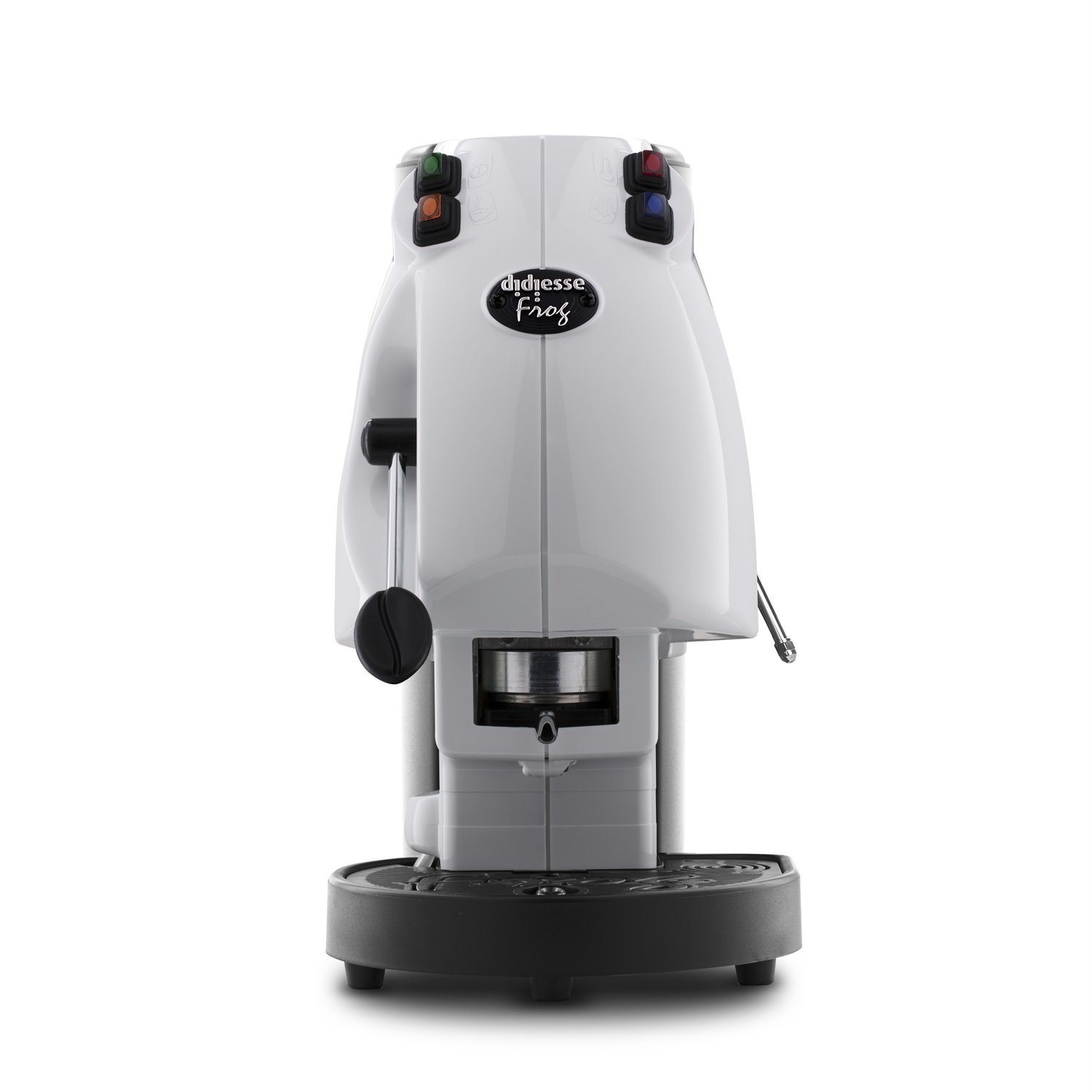 Didiesse Frog Revolution - Macchina da Caffè a Cialde, 1,5 L, 1850 W, 15 bar, Automatica/Manuale, Bianco/Nero