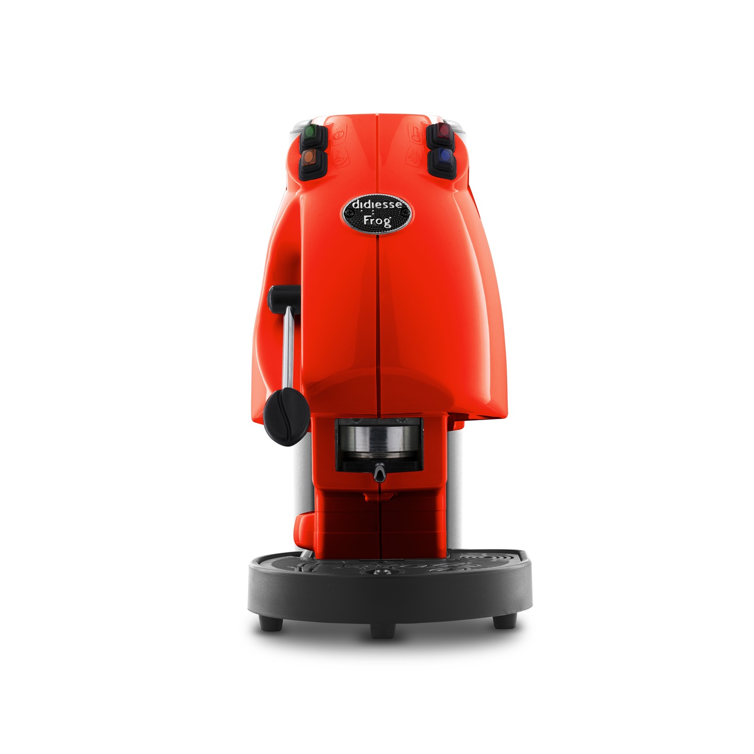 Didiesse Frog Revolution - Macchina da Caffè Espresso Rosso Elettrico, Cialde Ese 44mm, Potenza 650W, Serbatoio Estraibile