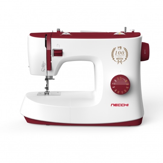 Necchi K417A Macchina da Cucire Automatica - Design Anni '50, 4 Tempi, 17 Punti, 5 Anni di Garanzia