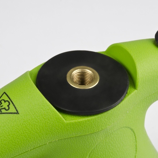 Girmi AP30 Pulitore a Vapore Portatile 1050 W, 350 cc, 30 g/min, Pressione Massima 3.2 bar, Autonomia 10 min, Nero/Verde