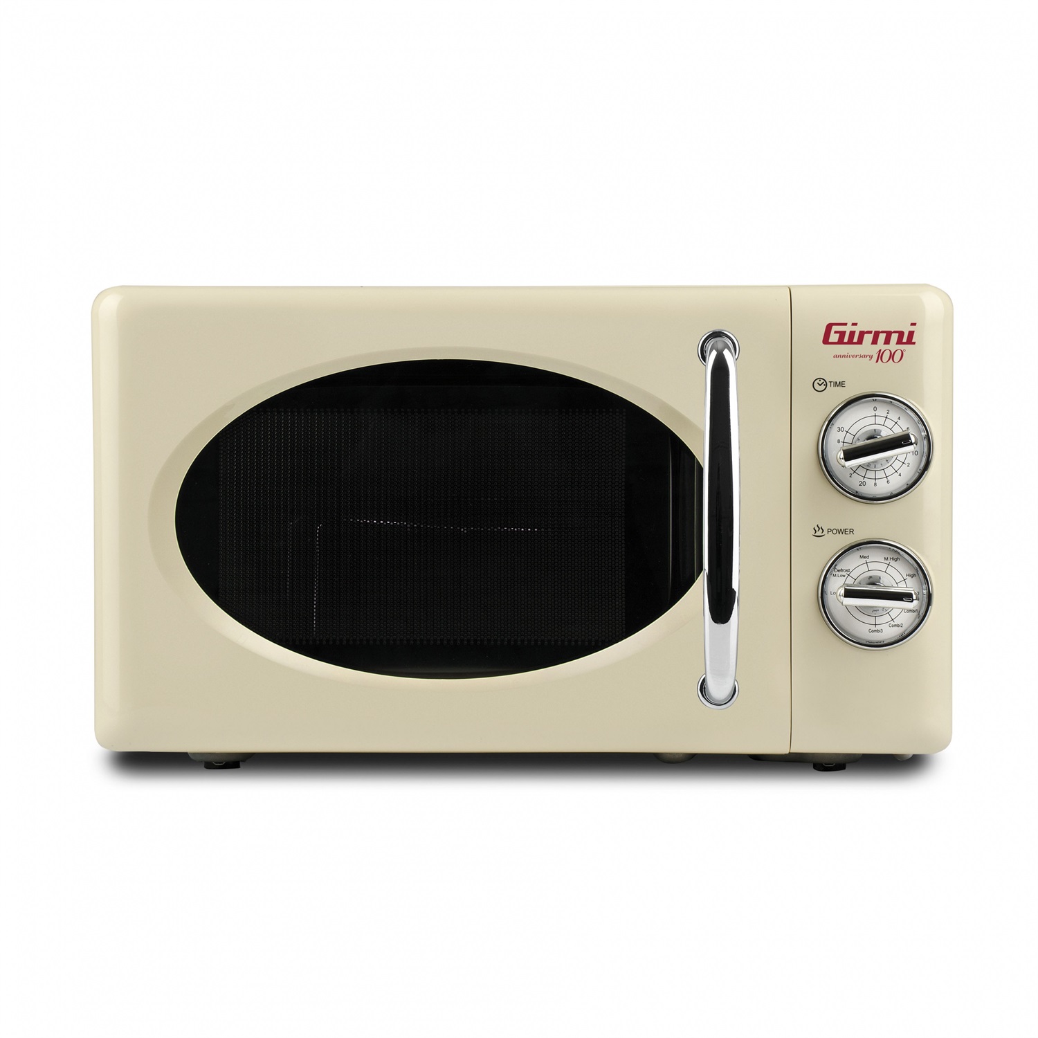 Girmi FM21 Forno Microonde Combinato Vintage 20L 700W con Funzione Grill e Timer