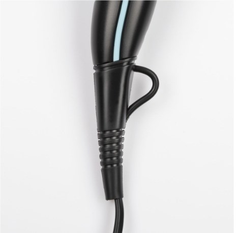 Girmi PH46 Asciugacapelli Professionale 2100 W Nero/Azzurro con Motore AC, 2 Velocità, 3 Temperature e Concentratore d'Aria