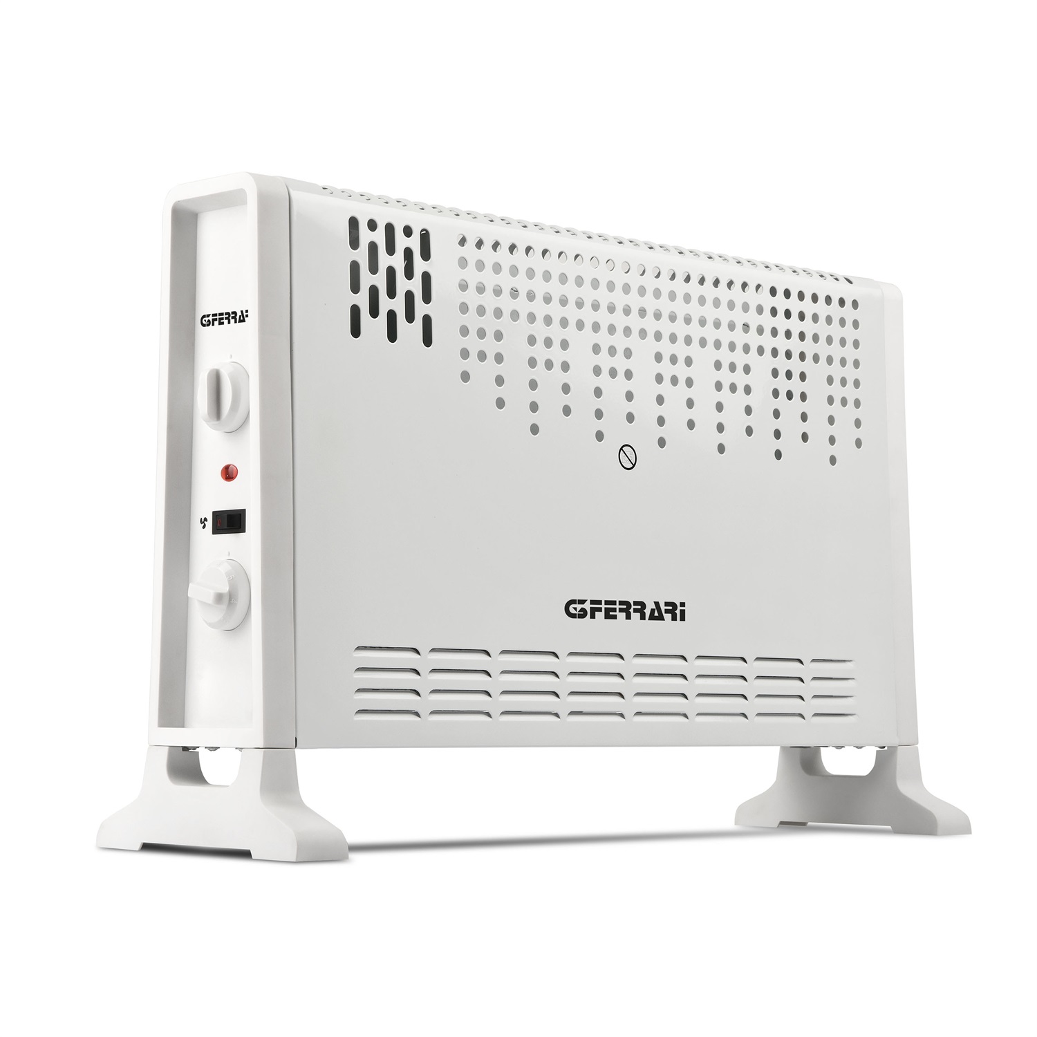 G3 Ferrari G60020 Termoconvettore Ventilato 2000W con Funzione Turbo e Termostato Regolabile, Bianco