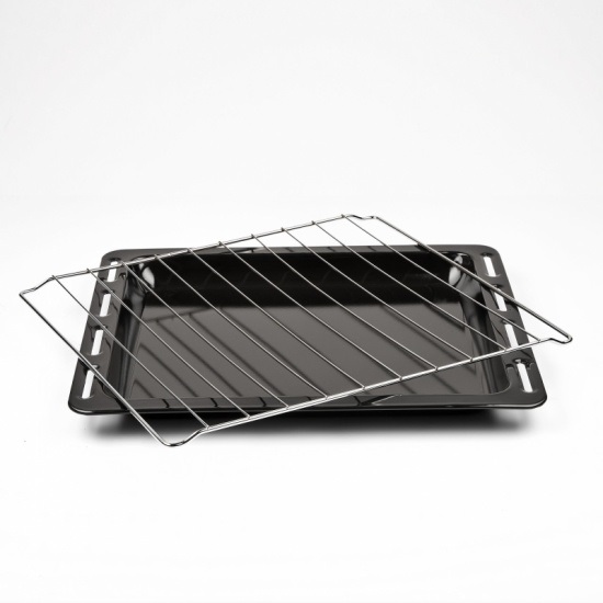 Girmi FE37 Grancotto Forno Elettrico Ventilato 37L 1500W con Timer, Termostato Regolabile e Griglia Inox