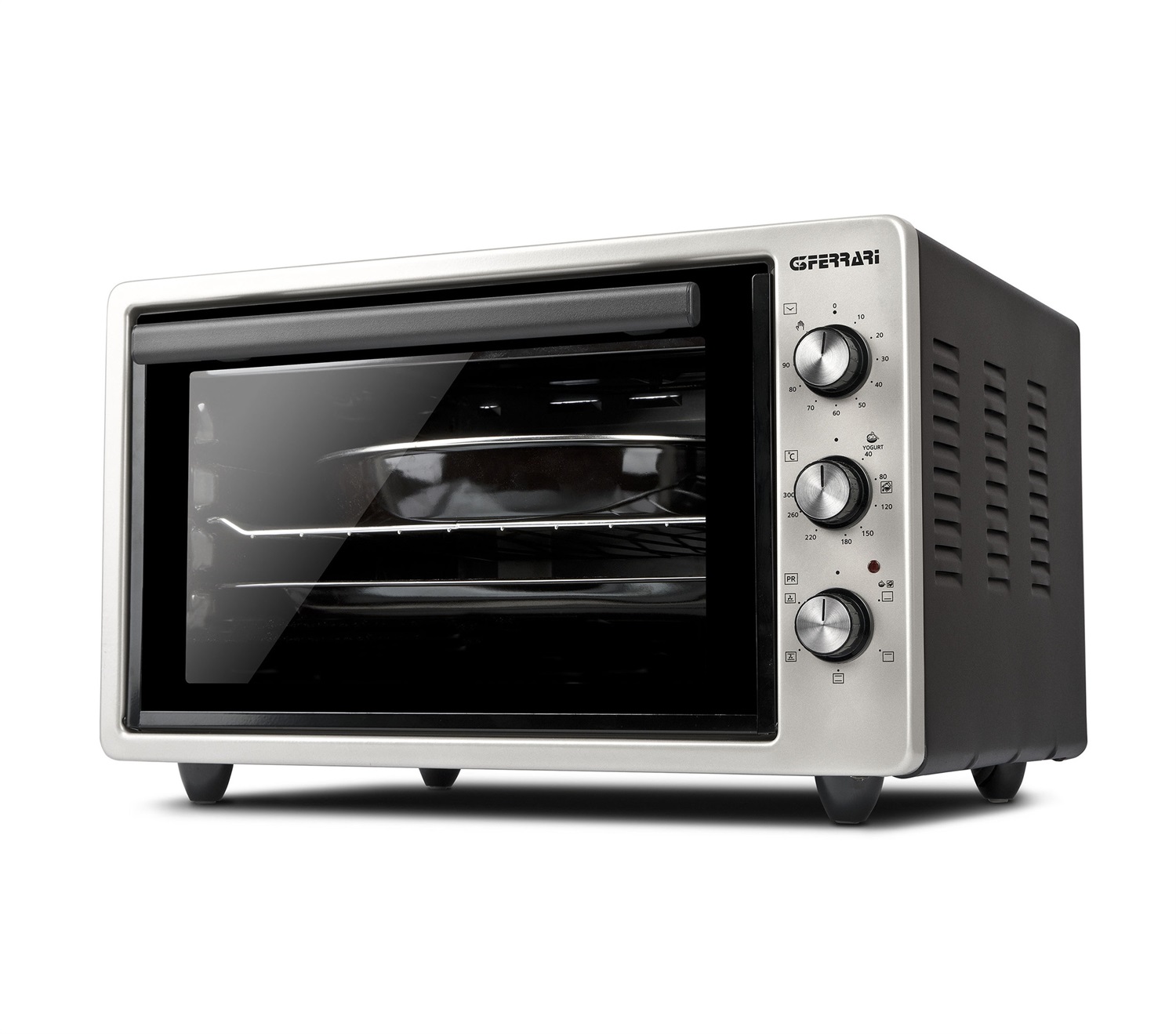 G3 Ferrari Rostò 37 Forno Elettrico Ventilato 37L 1500W Nero/Silver, Funzione Grill, Temperatura fino a 300°C