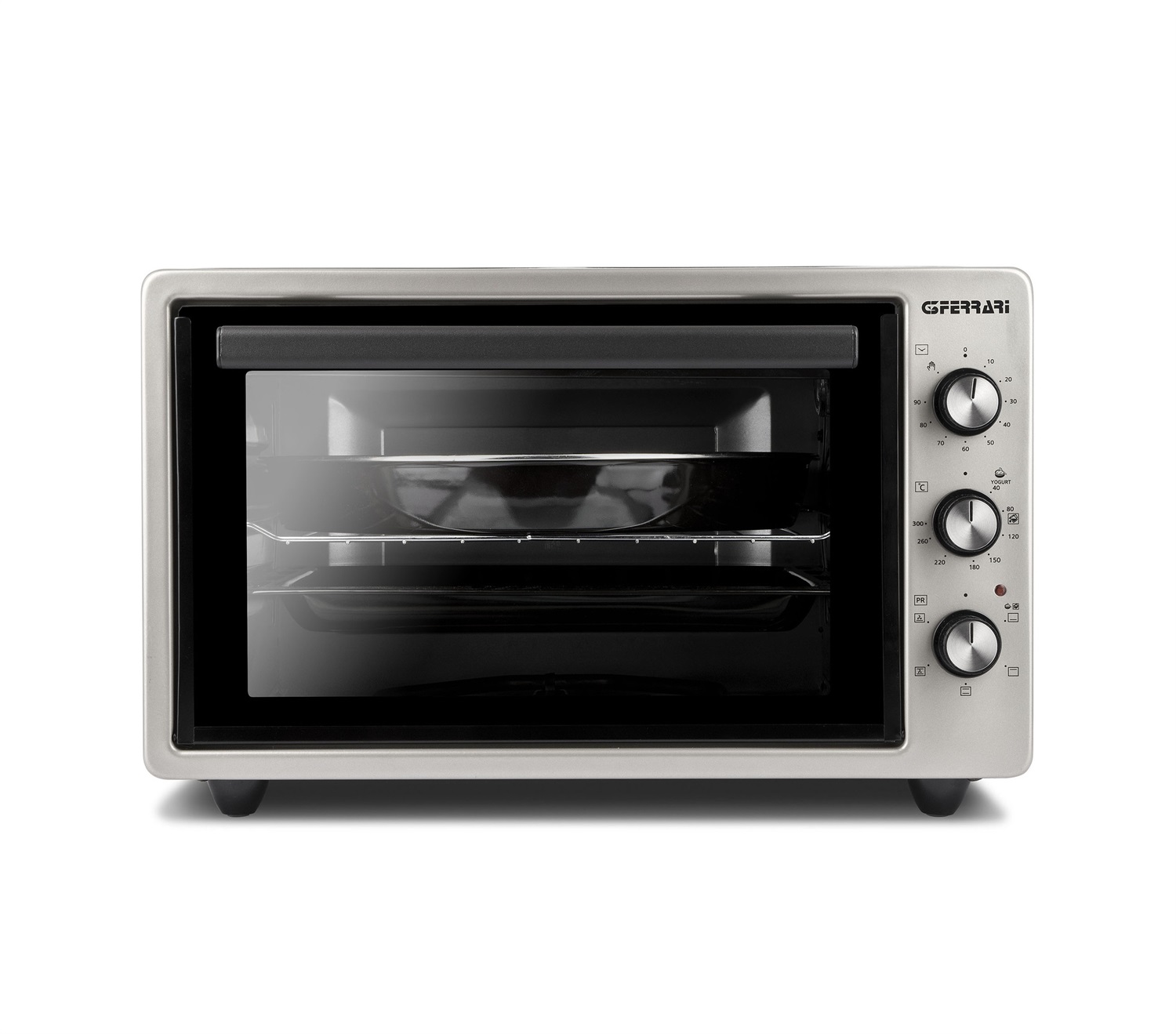 G3 Ferrari Rostò 37 Forno Elettrico Ventilato 37L 1500W Nero/Silver, Funzione Grill, Temperatura fino a 300°C