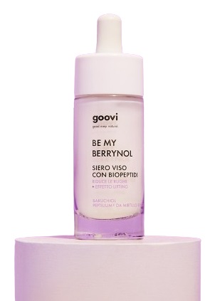 Goovi Be My Berrynol - Siero Viso Antirughe con Biopeptidi, Effetto Lifting, 30ml